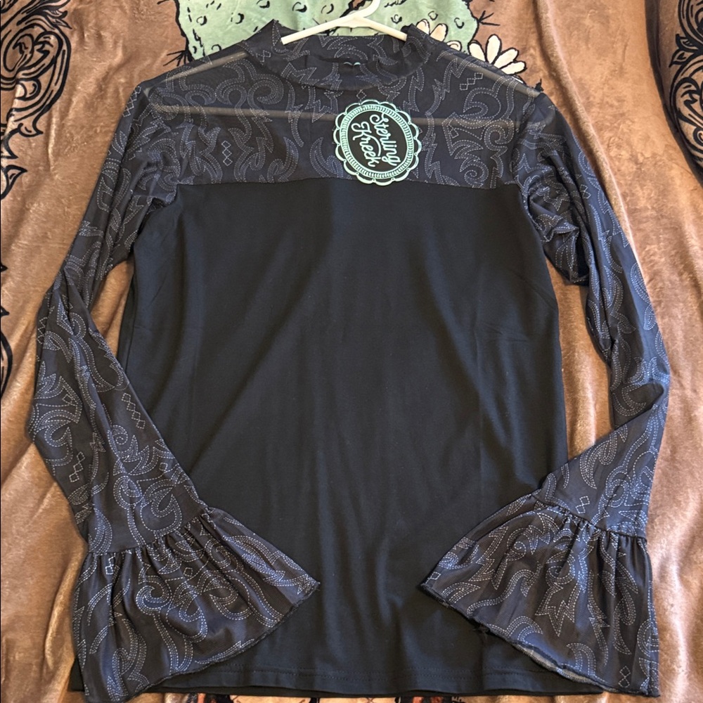 Sterling Kreek Sheer Bell Sleeves XS